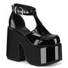 DemoniaCult - CAMEL103 Plateau Sandaal - Zwart Product image